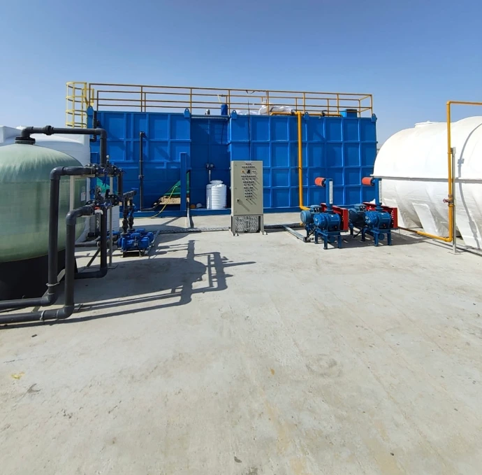 Wastewater treatment plant installed by Aaron Tech